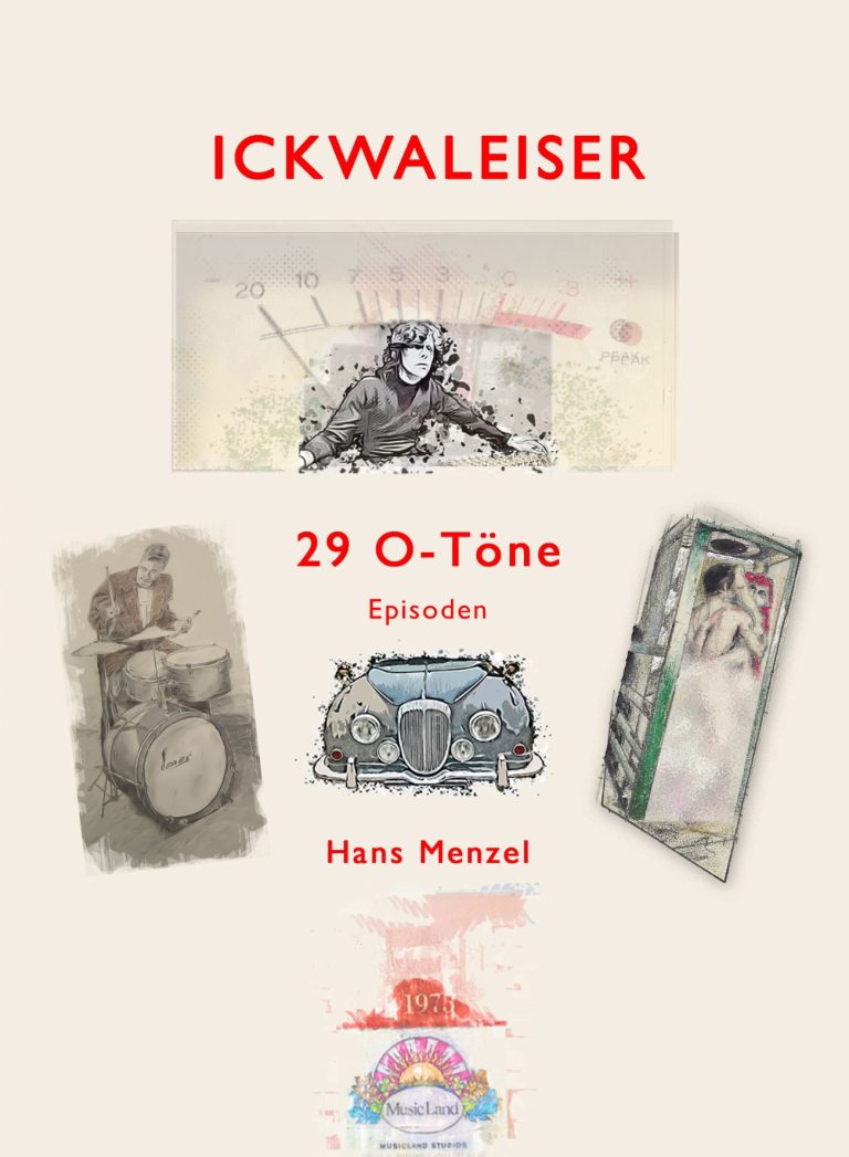 ICKWALEISER, Hans Menzel, Sachbuch, 296 Seiten
Leiser Alltag im Dienst der lauten Stars
Es ist eine „erzählte Information“ in 29 Episoden.